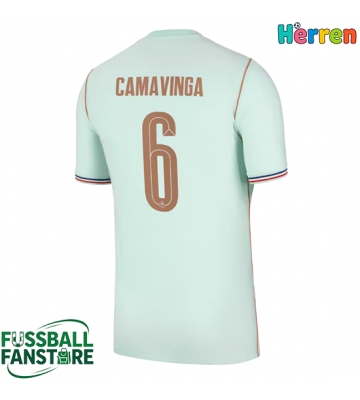 Frankreich Eduardo Camavinga #6 Replik Auswärtstrikot WM 2026 Kurzarm